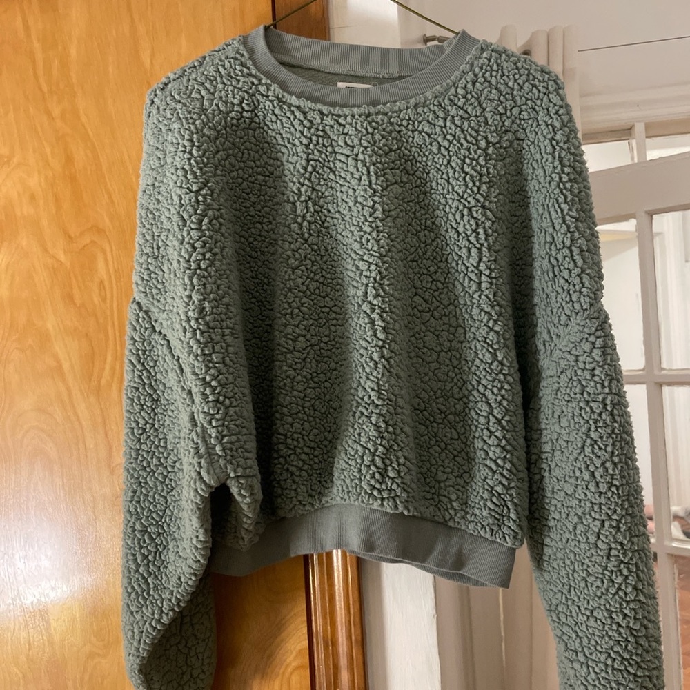 COTTON ON: balloon sleeve teddy crew neck sweatshirt - Picture 6 of 6
